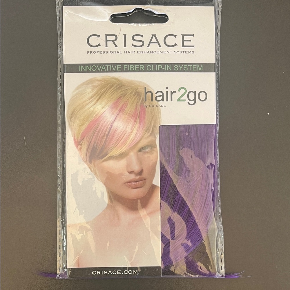 Crisace hair2go Purple Clip-In Hair Extension